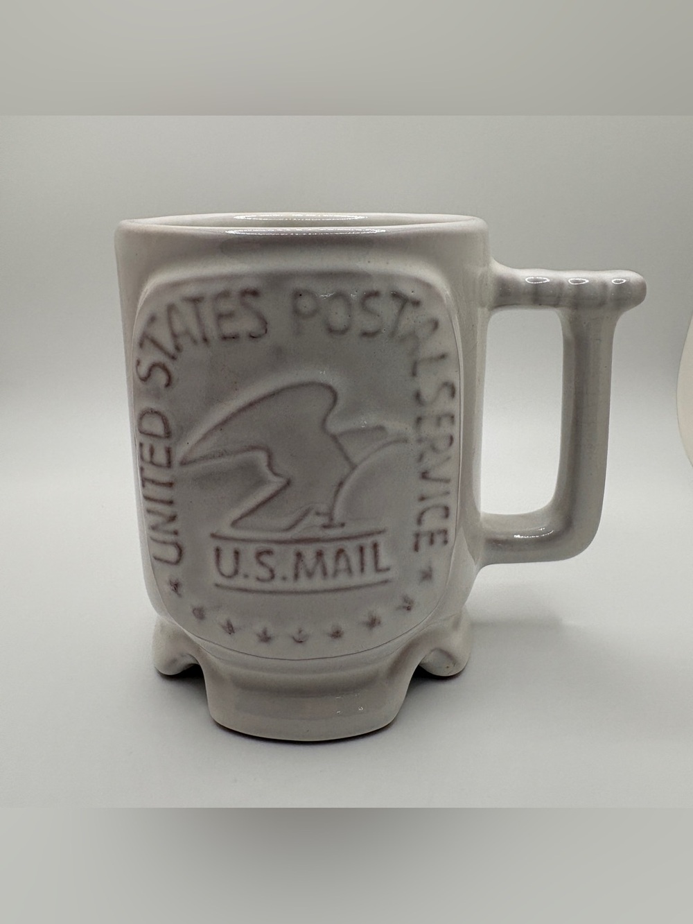 VTG UNITED STATES POSTAL SERVICE USPS Coffee Cup TECHNICAL CENTER NORMAN